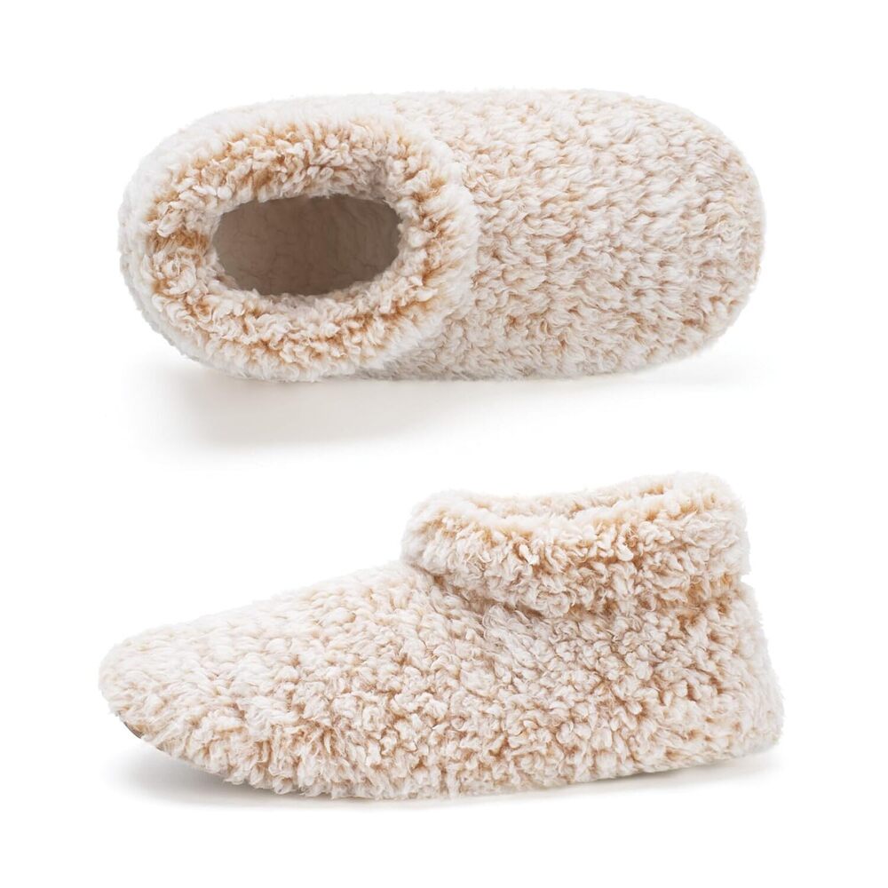 Fuzzy Slippers for Women Indoor Soft Sole Slipper Socks with Non Slip